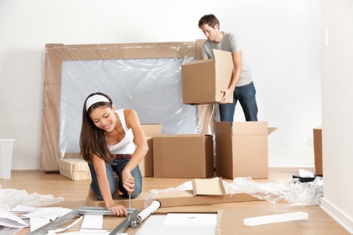 Movers assisting a home move in Old Malden