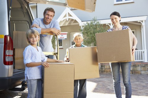 Packing and furniture handling during an Old Malden home move